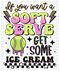 Soft Serve Tennis DTF or Sublimation Transfer