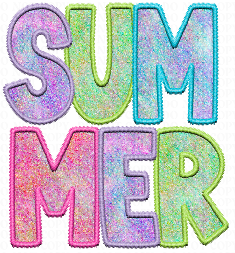 Summer DTF or Sublimation Transfer