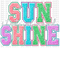 Sunshine State Of Mind Embroidery DTF or Sublimation Transfer