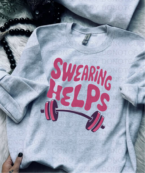 Swearing Helps DTF or Sublimation Transfer