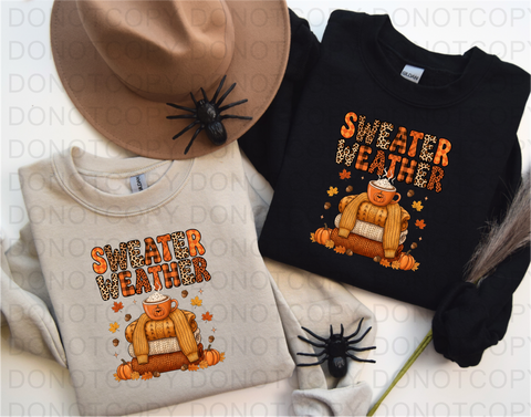 Sweater Weather DTF or Sublimation Transfer