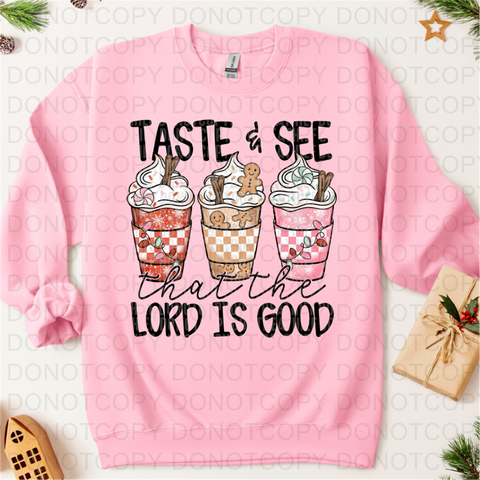 Taste and Coffee DTF or Sublimation Transfer