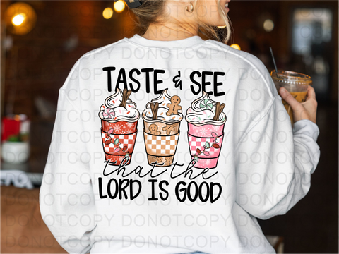 Taste and Coffee DTF or Sublimation Transfer