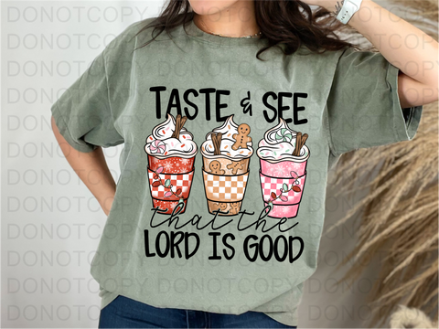 Taste and Coffee DTF or Sublimation Transfer