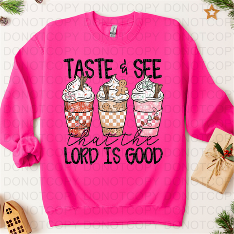 Taste and Coffee DTF or Sublimation Transfer
