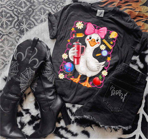 Teacher Goose DTF or Sublimation Transfer