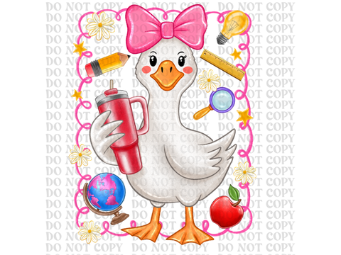 Teacher Goose DTF or Sublimation Transfer