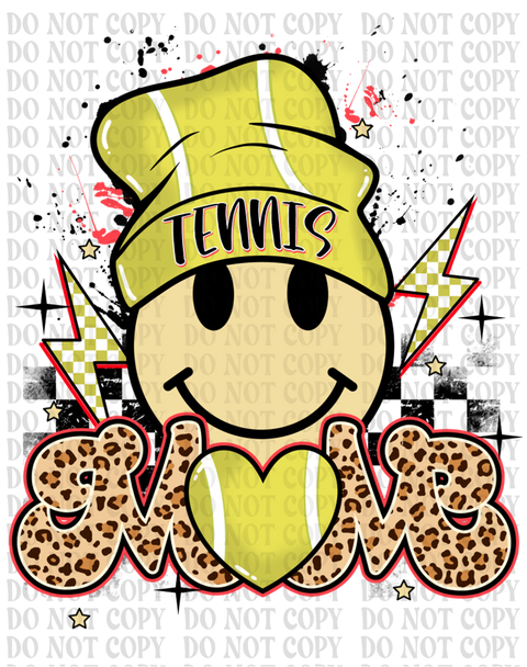 Tennis Mom DTF or Sublimation Transfer
