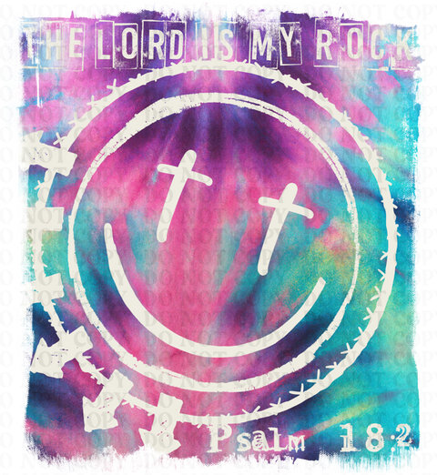 The Lord is my Rock DTF or Sublimation Transfer