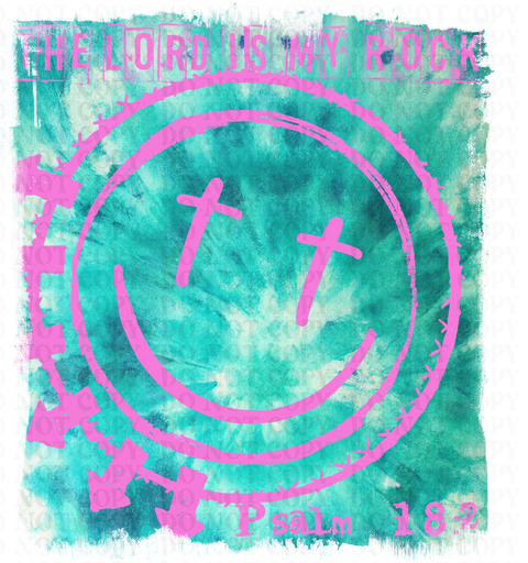 The Lord is my Rock DTF or Sublimation Transfer