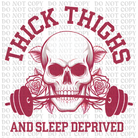 Thick Thighs DTF or Sublimation Transfer
