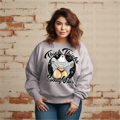 Spooky Thick Thighs DTF or Sublimation Transfer
