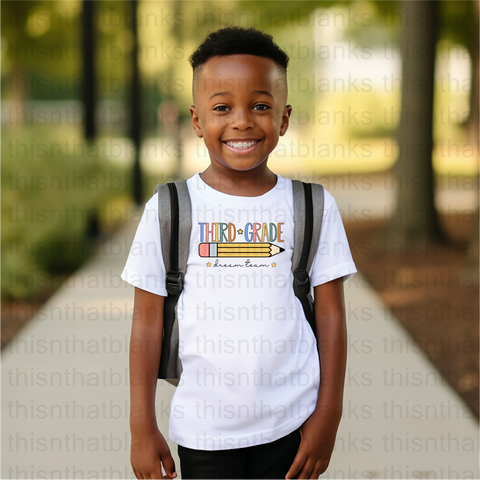 Third Grade Pencil DTF or Sublimation Transfer
