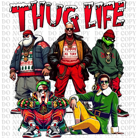 Thug Life Characters DTF or Sublimation Transfer