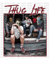 Thug Life Horror DTF or Sublimation Transfer