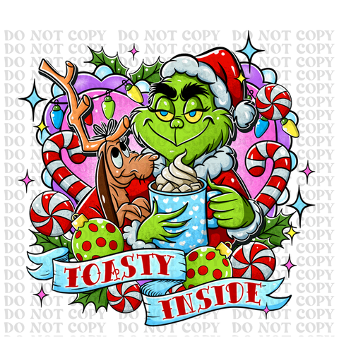 Toasty Green Man DTF or Sublimation Transfer