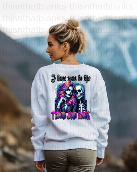 Tomb and Back DTF or Sublimation Transfer