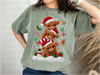 Triple Christmas Cow DTF or Sublimation Transfer