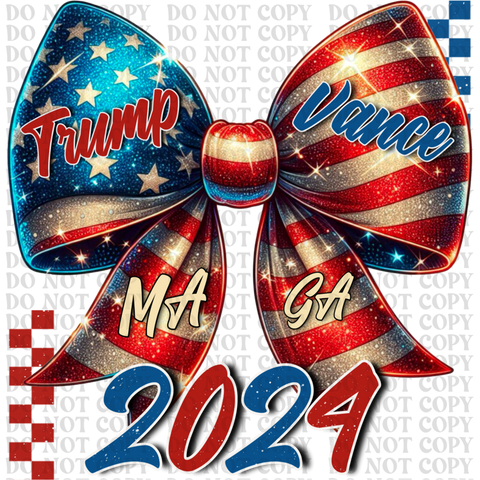 Trump Bow DTF or Sublimation Transfer