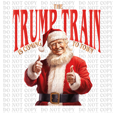 Trump Train DTF or Sublimation Transfer