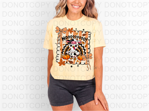 Turkey Moo Day DTF or Sublimation Transfer