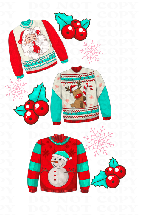 Lets Get Ugly DTF or Sublimation Transfer