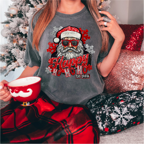 Happy Ho Ho Ho To You Sublimation or DTF Transfer