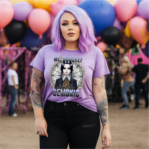 Demure? Demonic DTF or Sublimation Transfer