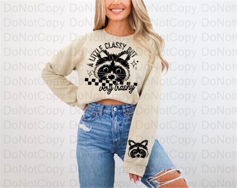 Very Trashy DTF or Sublimation Transfer