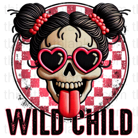 Wild Child Pink Sublimation or DTF Transfer