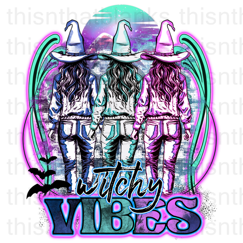 Witchy Vibes Sublimation Or DTF Transfer