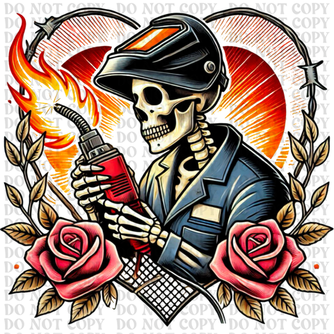Welder Valentine DTF or Sublimation Transfer