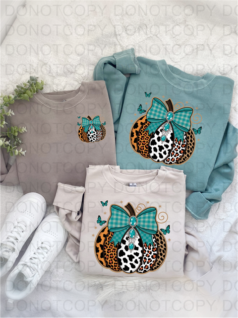 Western Pumpkin DTF or Sublimation Transfer
