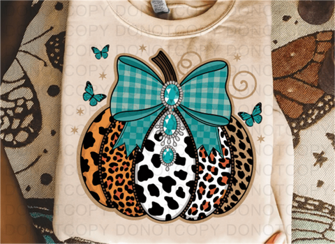 Western Pumpkin DTF or Sublimation Transfer
