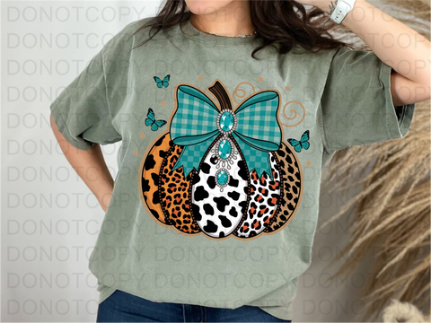 Western Pumpkin DTF or Sublimation Transfer