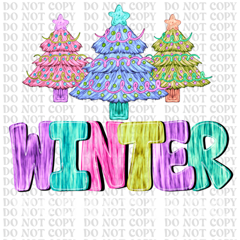 Winter Wonderland DTF or Sublimation Transfer