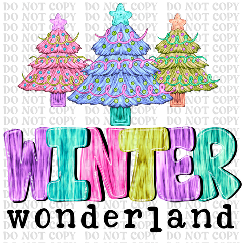 Winter Wonderland DTF or Sublimation Transfer