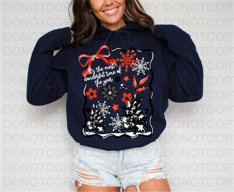 Most Wonderful Time DTF or Sublimation Transfer