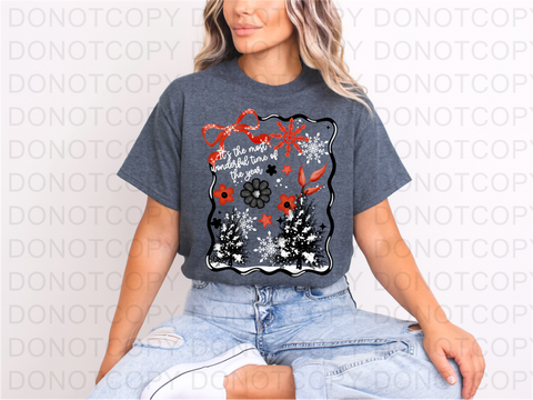 Most Wonderful Time DTF or Sublimation Transfer