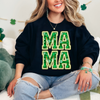 Mama Green Clover Sublimation or DTF Transfer