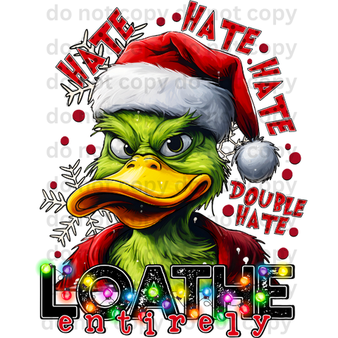 Hate Double Hate Sublimation or DTF Transfer