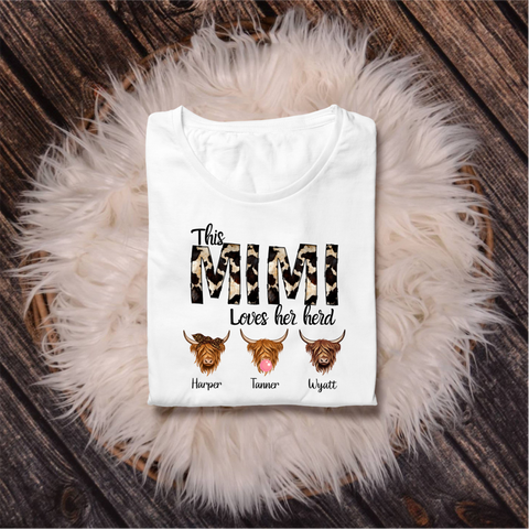 This Mimi Loves Her Herd Sublimation or DTF Transfer