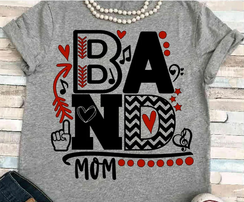 Band Designs Sublimation or DTF Transfer