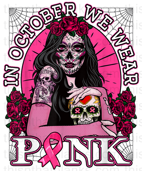 Breast Cancer Awareness Designs Sublimation or DTF Transfer