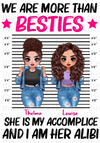 Besties Pink Sublimation Or DTF Transfer