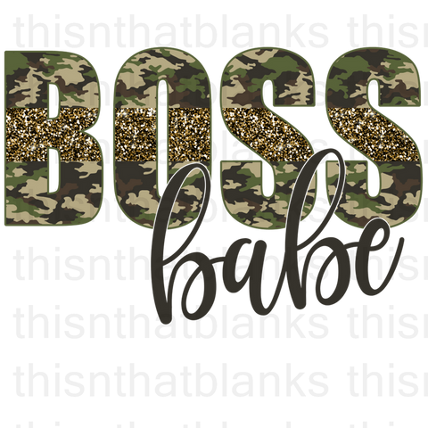 Boss Babe Sublimation Or DTF Transfer