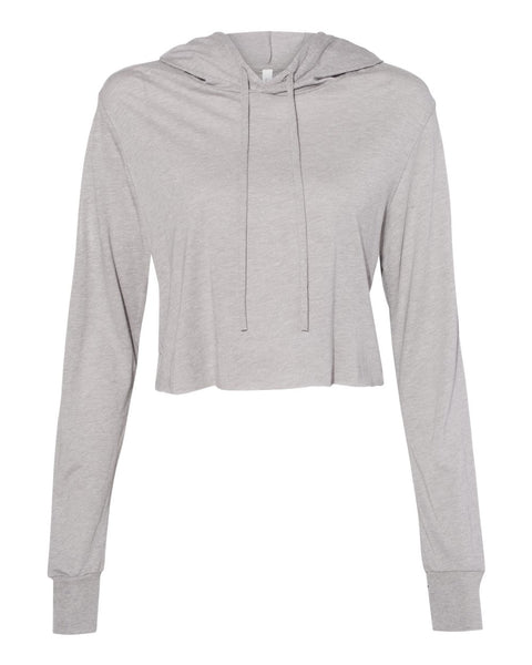 Bella Canvas Women’s Triblend Cropped Long Sleeve Hoodie