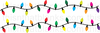 Christmas Lights Set of 2 Sublimation or DTF Transfer