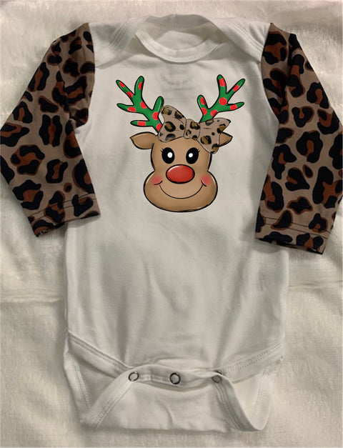 Christmas Reindeer Sublimation or DTF Transfer