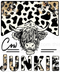 Cow Junkie Sublimation or DTF Transfer